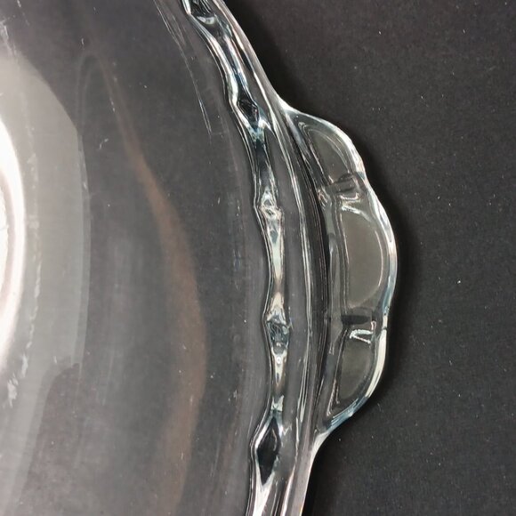 Vintage Pyrex #229 Glass Deep Dish Pie Dish Ovenware 9.5in Ribbed Edge USA - Picture 9 of 10